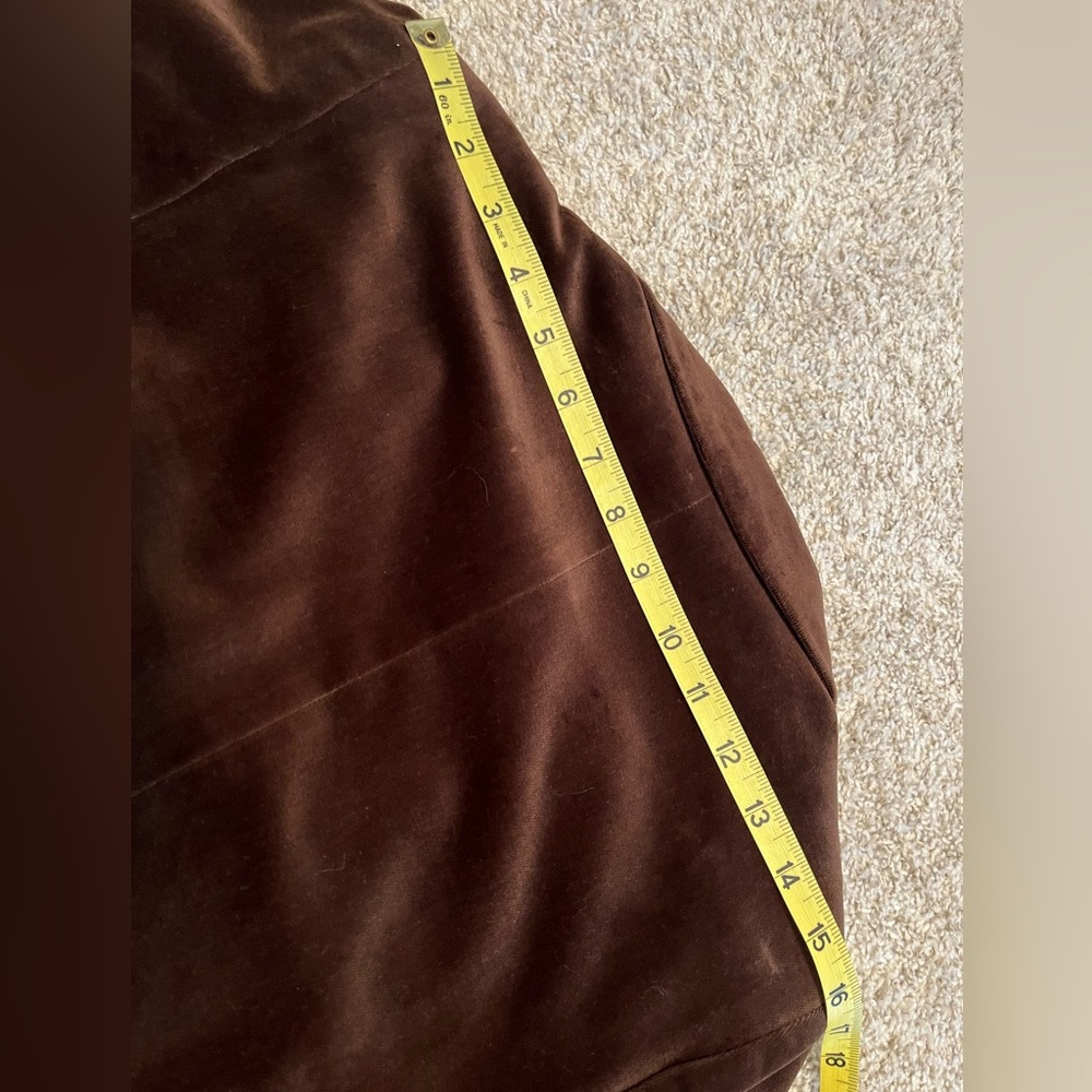 Vintage Velvet CASUAL CORNER Chocolate Brown Blazer - Picture 12 of 16